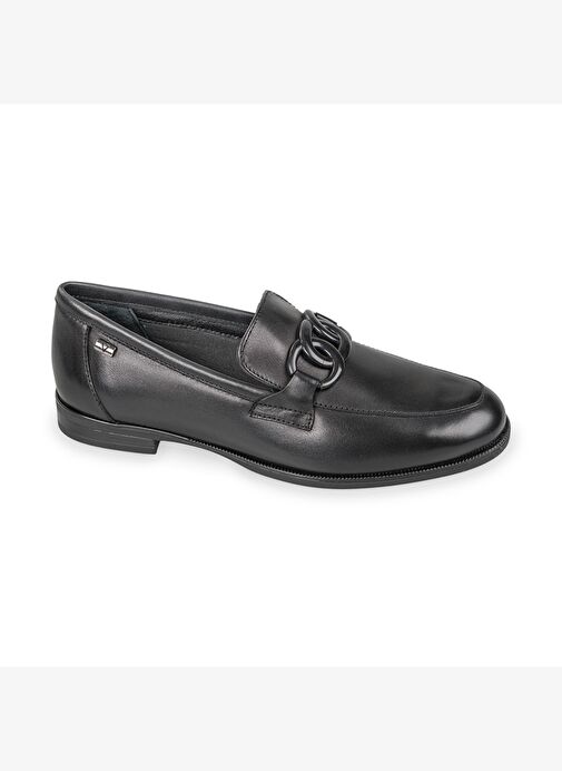 Kadın Oxford ( Klasik) V49704 Valleverde Calz.Donna Scarpa Nappa Nero - Görsel 2