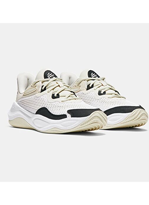 Under Armour Curry Splash 24 Sde Erkek Basketbol Ayakkabısı 3028192-100 Beyaz - Görsel 6