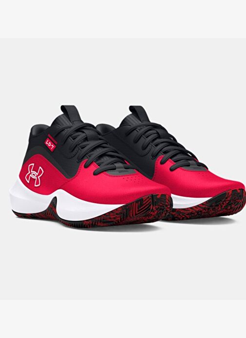 Çocuk UA GS Lockdown 7 Basketbol Ayakkabısı 3028513-600 - Görsel 6
