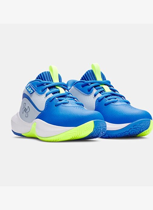 Çocuk UA PS Lockdown 7 Basketbol Ayakkabısı 3028514-453 - Görsel 6