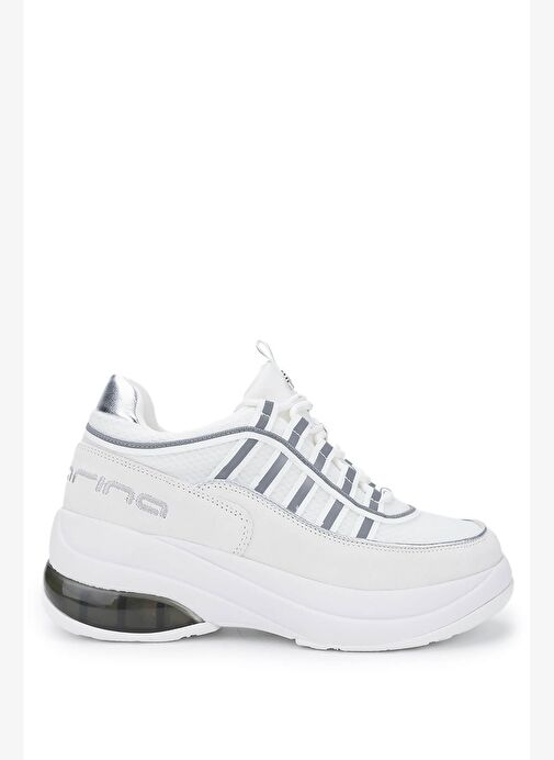 Fornarina Kadın Deri & Tekstil Beyaz Sneakers & Spor Ayakkabı - Görsel 2