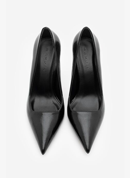Kadın Stiletto Sivri Burun Klasik Topuklu Ayakkabı Zarte Siyah - Görsel 7