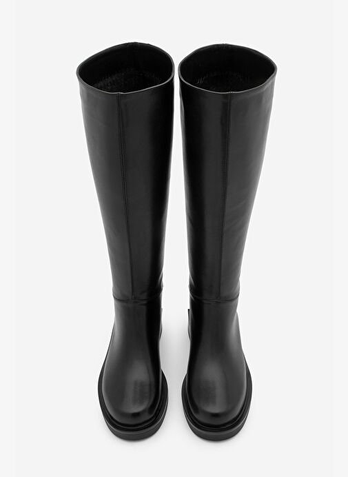 Marjin Marjin Kadın Fermuarsız Günlük Çizme Naves Siyah Bot | Boyner Siyah - 5. görsel