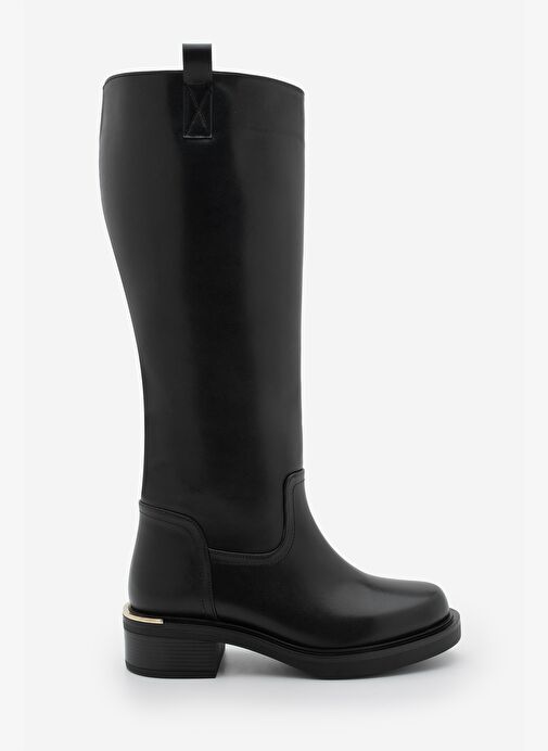 Marjin Marjin Kadın Yarım Fermuarlı Günlük Çizme Gilaze Siyah Bot | Boyner Siyah - 7. görsel