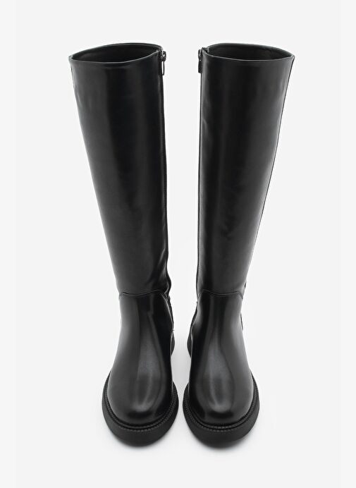 Kadın Günlük Binici Çizme Zunet Siyah - Görsel 7