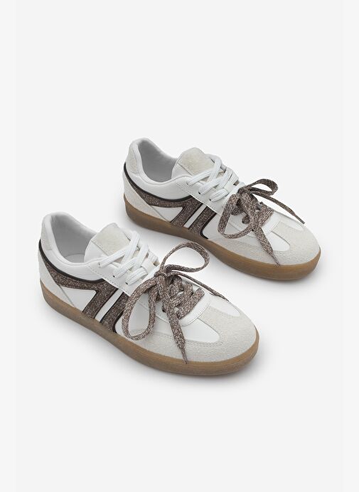 Marjin Marjin Belirsiz Kadın Sneaker Retro Çift Bağcıklı Spor Ayakkabı Forden Kahve | Boyner Belirsiz - 6. görsel