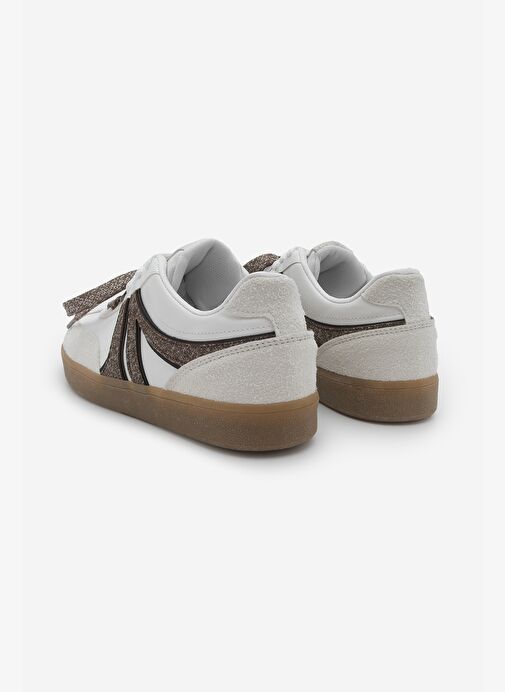 Marjin Marjin Belirsiz Kadın Sneaker Retro Çift Bağcıklı Spor Ayakkabı Forden Kahve | Boyner Belirsiz - 8. görsel