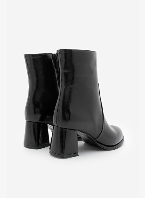 Marjin Marjin Kadın Fermuarlı Sıcak Astar Kalın Topuklu Bot Hersin Siyah | Boyner Siyah - 7. görsel