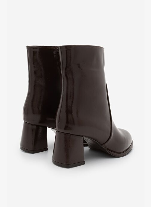 Marjin Marjin Belirsiz Kadın Fermuarlı Sıcak Astar Kalın Topuklu Bot Hersin Kahve | Boyner Belirsiz - 6. görsel