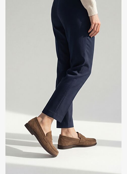 Marjin Marjin Kadın Loafer Makosen Günlük Ayakkabı Margos Taba Süet Basketbol Ayakkabıları | Boyner Taba Süet - 5. görsel