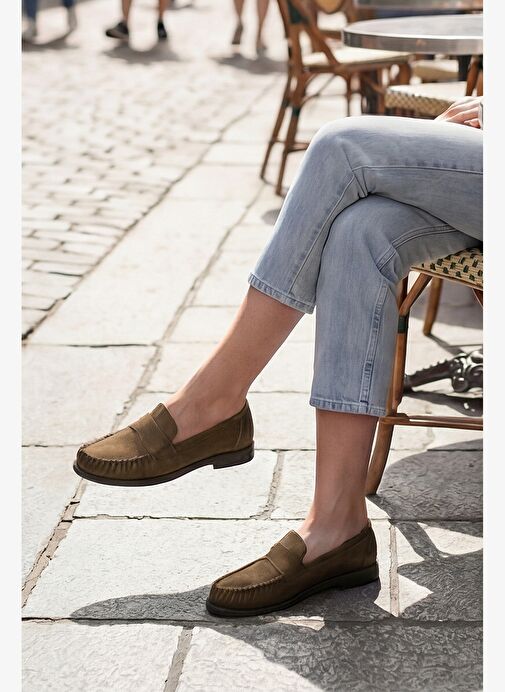 Marjin Marjin Belirsiz Kadın Loafer Makosen Günlük Ayakkabı Margos Kahve Süet Basketbol Ayakkabıları | Boyner Belirsiz - 3. görsel