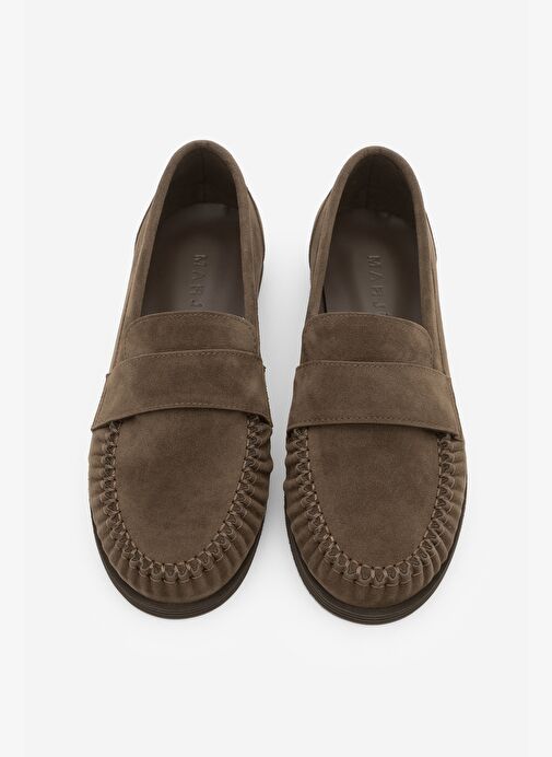 Marjin Marjin Belirsiz Kadın Loafer Makosen Günlük Ayakkabı Margos Kahve Süet Basketbol Ayakkabıları | Boyner Belirsiz - 8. görsel