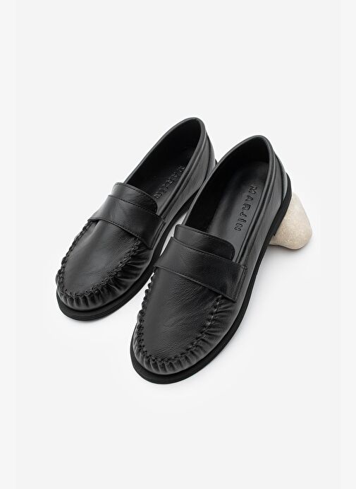 Kadın Loafer Makosen Günlük Ayakkabı Margos Siyah - Görsel 2