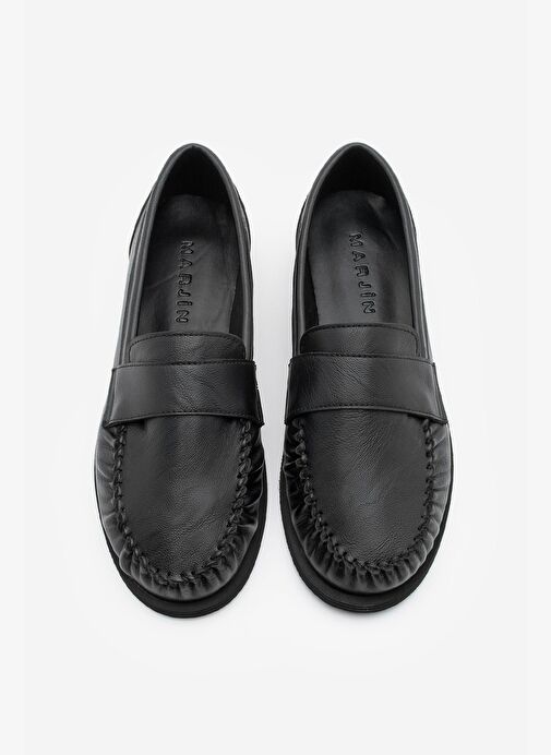 Kadın Loafer Makosen Günlük Ayakkabı Margos Siyah - Görsel 7
