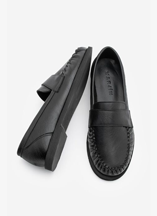 Kadın Loafer Makosen Günlük Ayakkabı Margos Siyah - Görsel 8