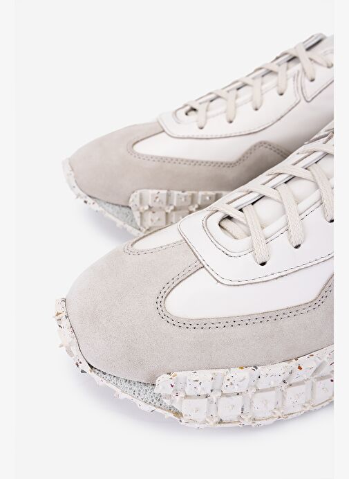 Valmenti Erkek Hakiki Deri Bej Sneakers & Spor Ayakkabı - Görsel 4