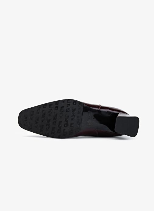 Valmenti Kadın Hakiki Deri Bordo Rugan Topuklu Bot - Görsel 6