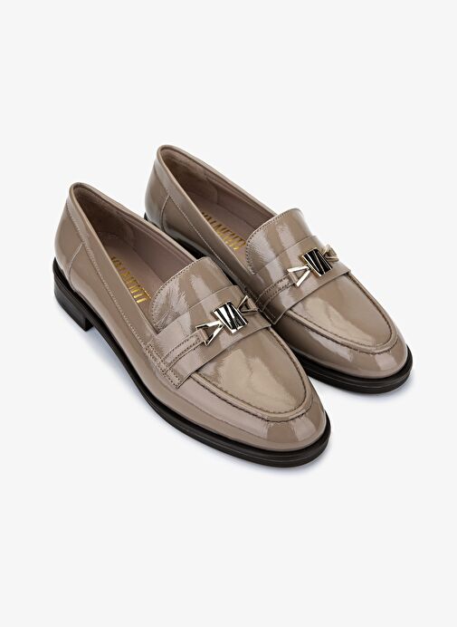 Valmenti Kadın Hakiki Deri Vizon Loafer Ayakkabı - Görsel 3