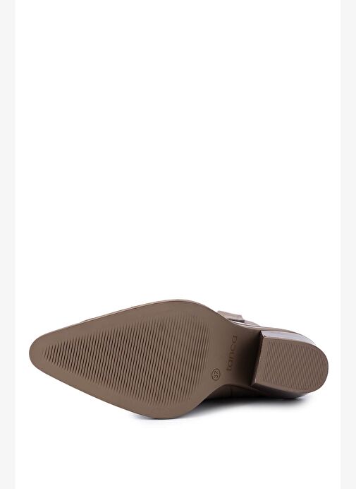 Tamer Tanca Kadın Hakiki Deri Vizon Klasik Bot - Görsel 5