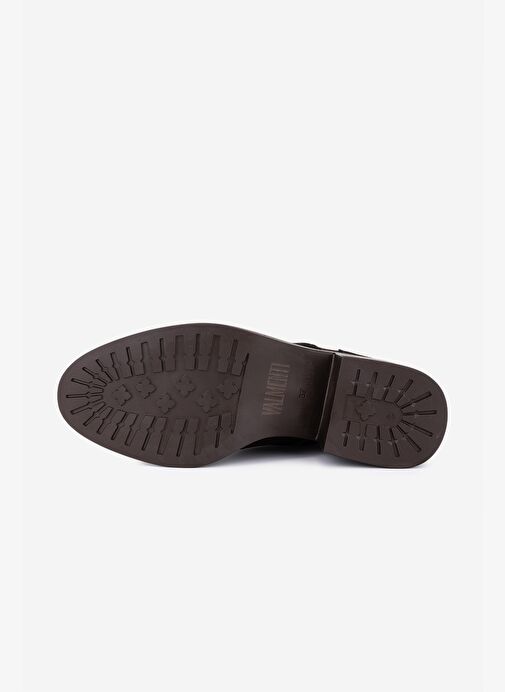 Valmenti Kadın Hakiki Deri Kahverengi Süet Topuklu Bot - Görsel 5