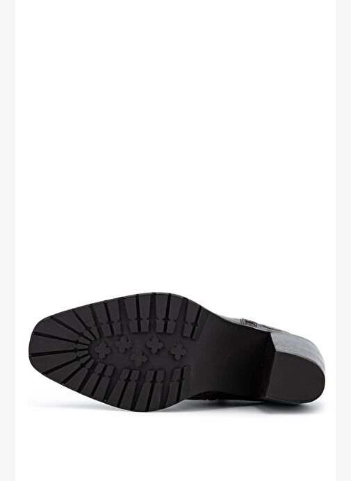 Tamer Tanca Kadın Hakiki Deri Kahverengi Klasik Bot - Görsel 4