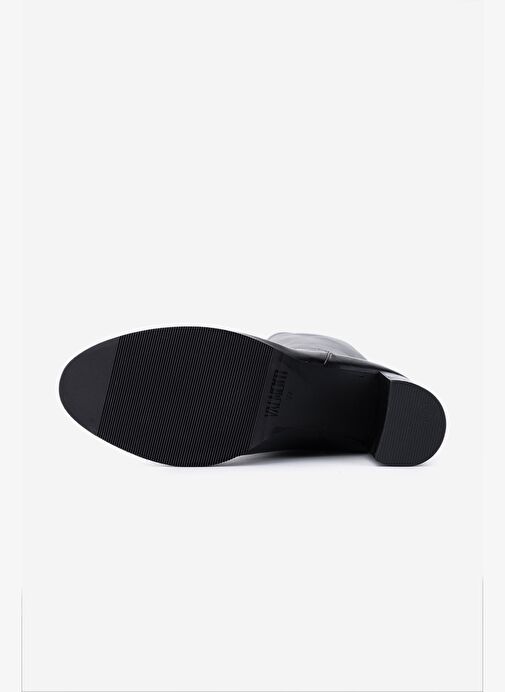 Valmenti Kadın Hakiki Deri Siyah Topuklu Çizme - Görsel 5