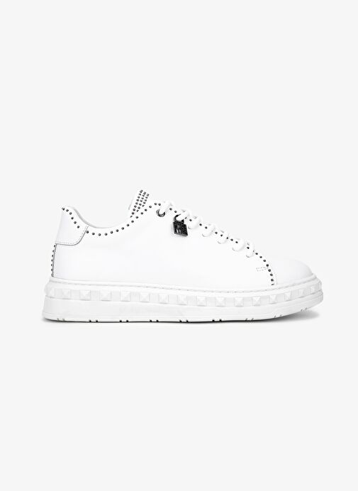 Valmenti Erkek Hakiki Deri Beyaz Sneakers & Spor Ayakkabı - Görsel 2