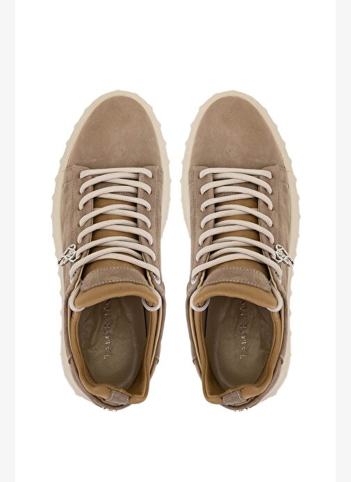 Tamer Tanca Erkek Hakiki Deri Vizon Nubuk Sneakers & Spor Ayakkabı - Görsel 6