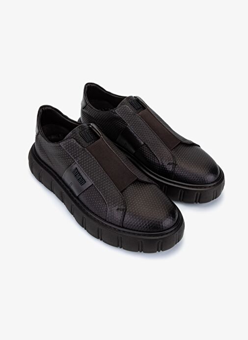 Valmenti Erkek Hakiki Deri Kahverengi Sneakers & Spor Ayakkabı - Görsel 3