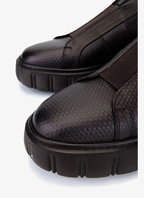 Valmenti Erkek Hakiki Deri Kahverengi Sneakers & Spor Ayakkabı - Görsel 4