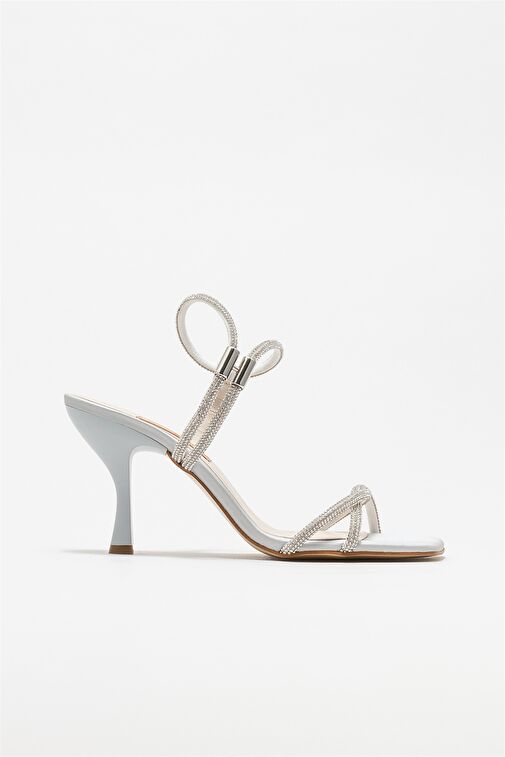 Lame Kadın Topuklu Sandalet - Görsel 2