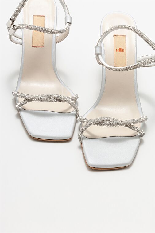 Lame Kadın Topuklu Sandalet - Görsel 4