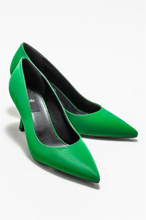 Yeşil Kadın Stiletto - Görsel 3