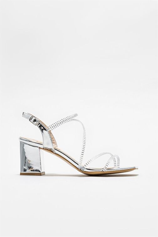 Lame Kadın Topuklu Sandalet - Görsel 3