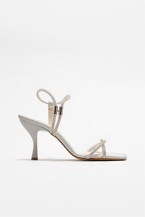 Lame Kadın Topuklu Sandalet - Görsel 3