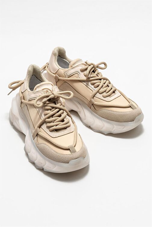 Bej Kadın Spor Ayakkabı - Görsel 3