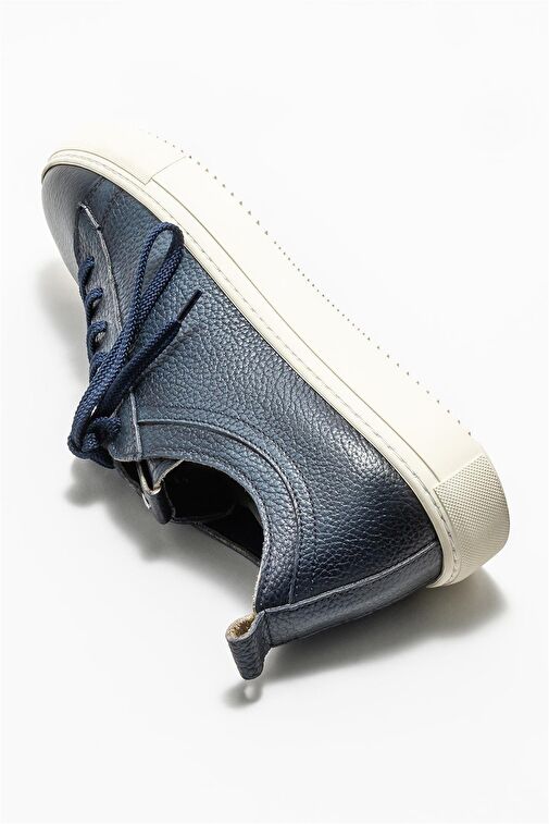 Lacivert Deri Erkek Günlük Ayakkabı - Görsel 5