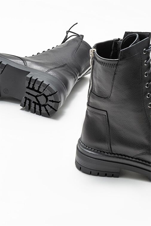 Elle Elle Siyah Deri Kadın Günlük Bot | Boyner Siyah - 5. görsel