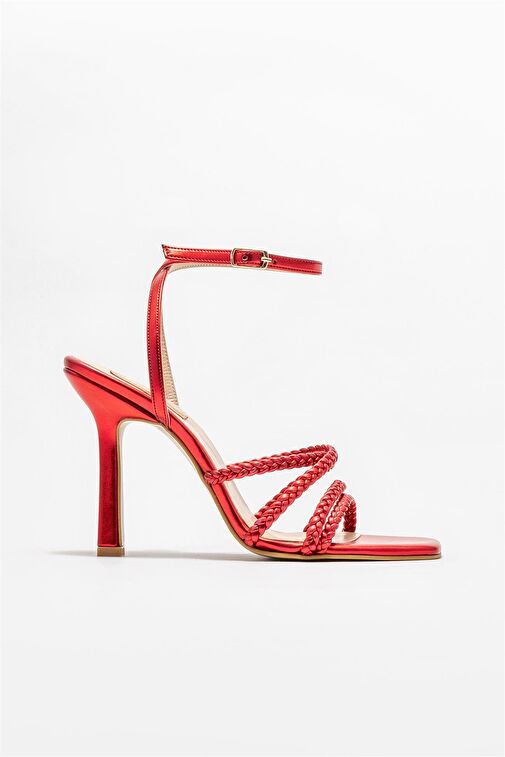 Kırmızı ALEKSA KADIN TOPUKLU AYAKKABI - Görsel 2