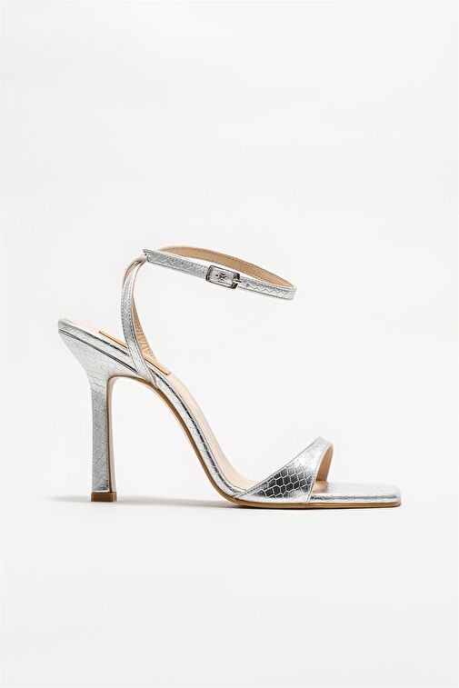 Lame Kadın Topuklu Sandalet - Görsel 2