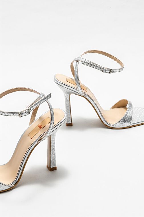 Lame Kadın Topuklu Sandalet - Görsel 5