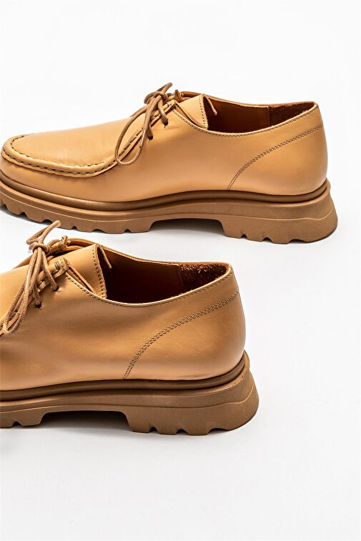 Elle Bej Kadın Deri Günlük Ayakkabı TEREZA-2 - Görsel 5