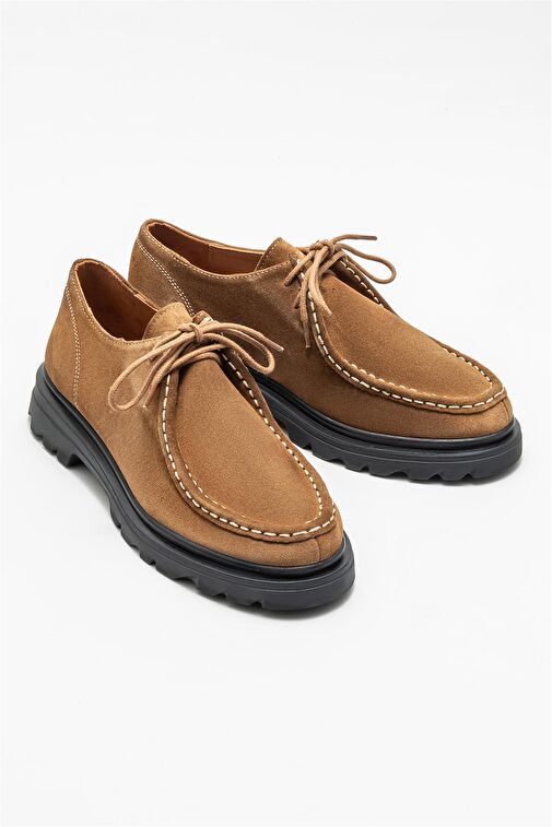 Vizon Deri Kadın Günlük Ayakkabı - Görsel 3