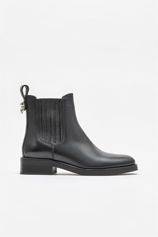 Elle Elle Siyah Deri Kadın Klasik Bot | Boyner Siyah - 2. görsel