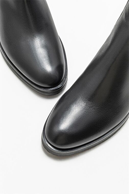 Elle Elle Siyah Deri Kadın Klasik Bot | Boyner Siyah - 4. görsel