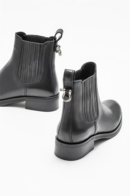 Elle Elle Siyah Deri Kadın Klasik Bot | Boyner Siyah - 5. görsel