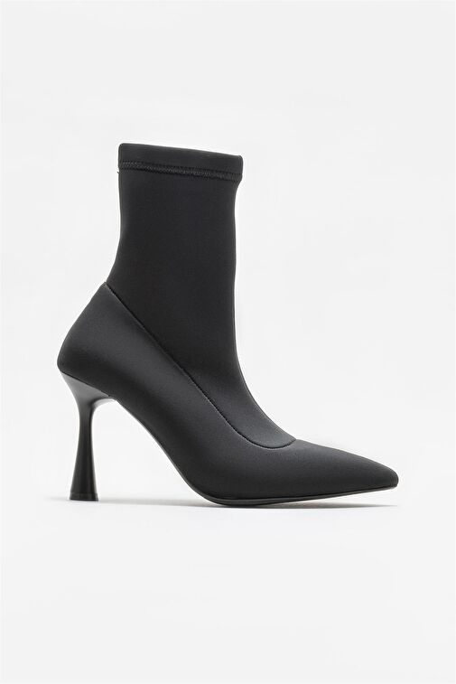 Siyah Kadın Yüksek Topuk Bot - Görsel 2