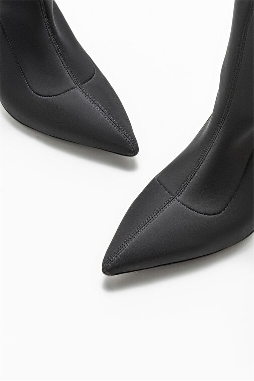 Siyah Kadın Yüksek Topuk Bot - Görsel 4