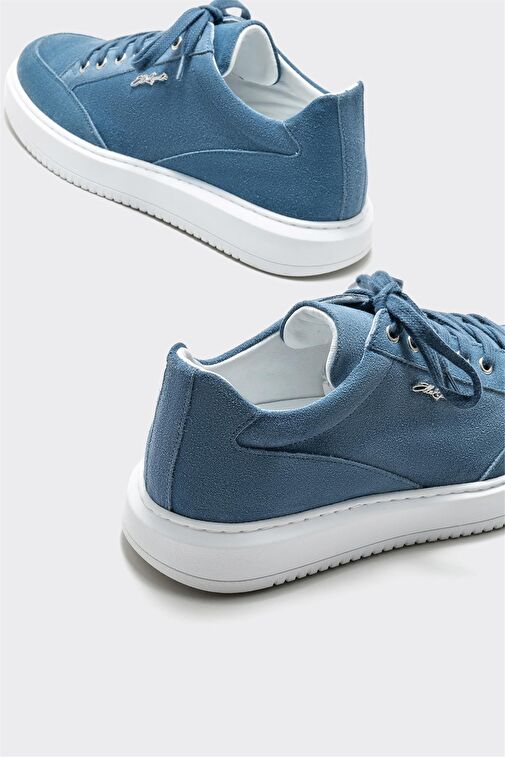 Lacivert Deri Erkek Spor Ayakkabı - Görsel 5