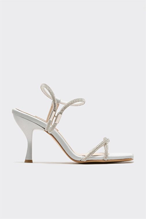 Lame Kadın Topuklu Sandalet - Görsel 2